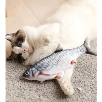 Juguete gato pescado que se online mueve