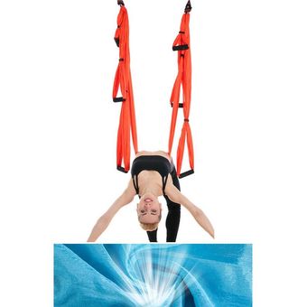 6 colores Anti-gravedad tracción aérea Yoga gimnasio Correa fuerza d 