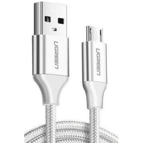 Cable UGREEN de Carga Rápida con conector USB 2.0A a Micro USB Blanco