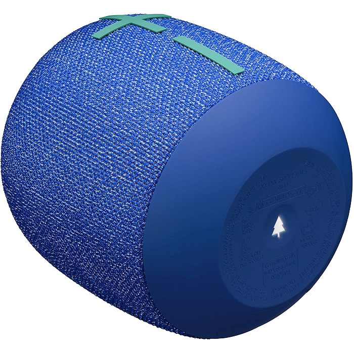 Bocina Logitech Ultimate Ears WONDERBOOM 2 BERMUDA BLUE Azul Bluetooth Recargable Contra Agua 984-00
