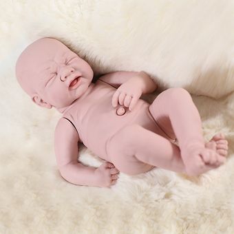 35CM New Baby Dolls Reborn Bebe Toys Lying Down Shape Silicone Full Body Toddler Newborn Reborn Dol 