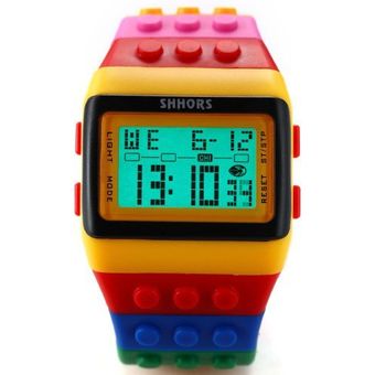  Reloj de Pulsera para Niño y Niña (tipo Lego) 
