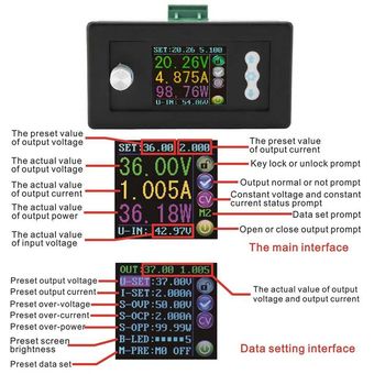  Regulador de voltaje reductor de control numérico DSP150W Fuente de a 
