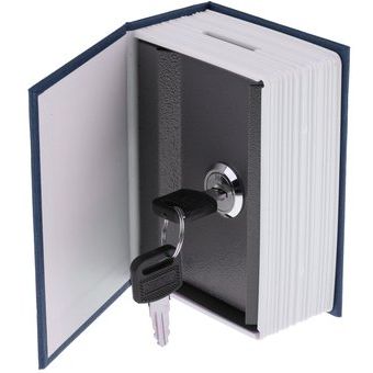 Caja de Seguridad Libro Estilo Diccionario Inglés Portátil 