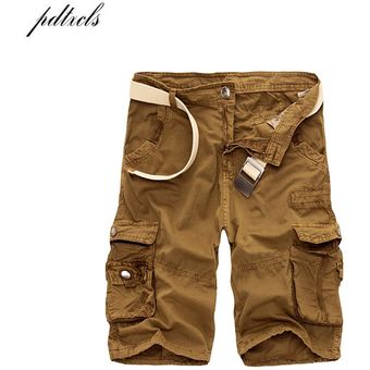 pantalones cortos de carga ajustados de algodón para hombre #earthy yellow pantalones cortos informales de verano para hombre 10 colores 