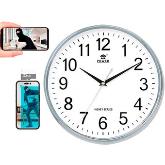 Reloj de Pared Cámara Espía Wifi 1080P Hd Sensor GENERICO