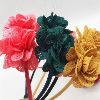 Flores Para El Cabello Con Accesorios Huecos De Color Sólido 