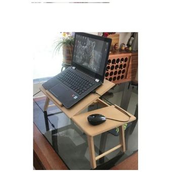 mesa plegable para computadora laptop portatil madera mesas escritorio
