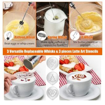 GENERICO Mini Batidor Café Espuma Huevo Leche Portátil Eléctrico…