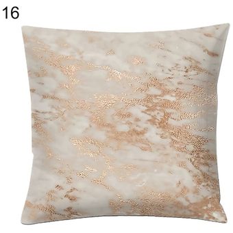Cubiertas de almohadas de patrón único de Peach Piel de acento 