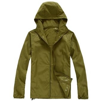 Chaquetas de secado rápido para hombre y mujer,abrigos impe #Yellow 