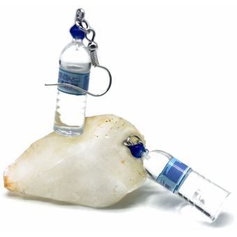 Simulación Vívida Creativa De Pendientes De Botellas De Agua 