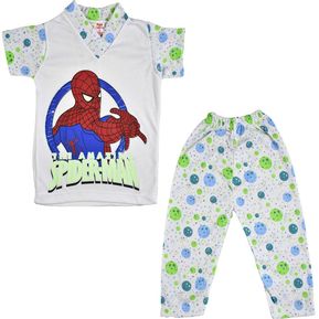 Pijama Para Niños Bebe Manga Corta Talla 1,2,3,4,6 Y 8