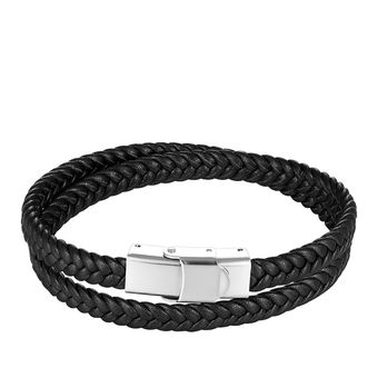 Pulsera De Pulsera De Acero Inoxidable De 6 Mm De Acero De 