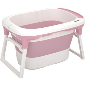 Bañera para bebés de 34 litros con soporte portátil desmontable