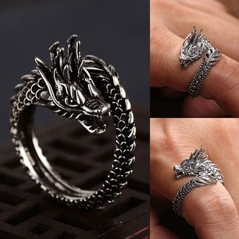 Nuevo Color Clásico Ajustable Dragon Ring Joyería De Anillo 