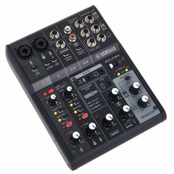 Yamaha AG06MK2 Black Mixer de 6 Canales e Interfaz de Audio USB