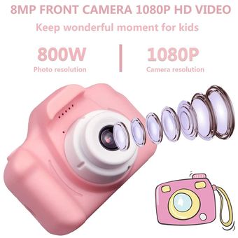 cámara de vídeo de proyección 1080P Cámara Digital para niños regalo de cumpleaños Mini juguetes educativos para niños 
