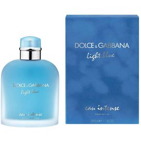Perfume Light Blue Eau Intense De Dolce Gabbana Para Hombre 200 ml