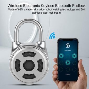Universal Mini Inalámbrico Metal Bluetooth Candado Cerradura electróni 