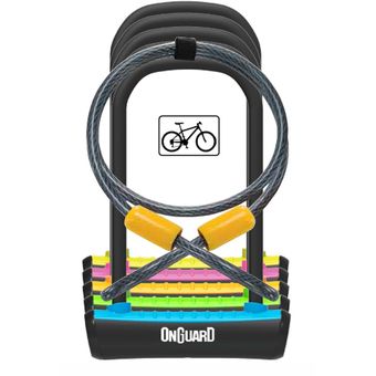 Candado Para Bicicletas Onguard Neon 8154 Con Guaya