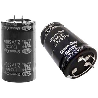 Condensador de color negro 6 piezas 2.7V 500F 35 60MM Super 2.7V/500F 