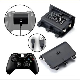 Cable USB Cargador Batería para Mando Xbox 360 - Blanco