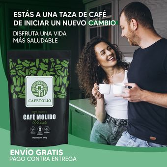 Cafe Verde Quema Grasa Molido Liporeductor Adelgazante 350gr 3U