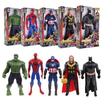 Figuras Articulada Muñecos Avengers Thanos Superman batman 