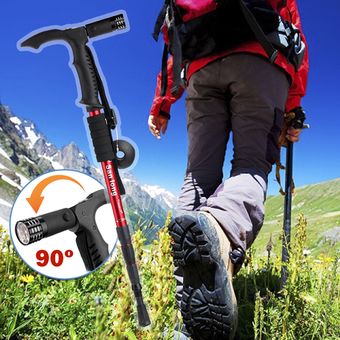 Bastones de senderismo ajustables para entrenamiento de zona, ideales para  uso en las montañas.