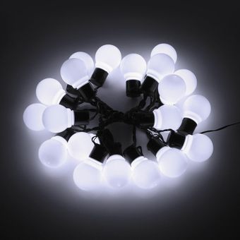 #Cold White Milky Lámpara de jardín para césped LED,2,5 M,5M,110V220V,impermeable,cadena de bombi 