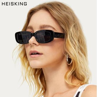 HEISKING-gafas sol pequeñas cuadradas hombre mujertes 