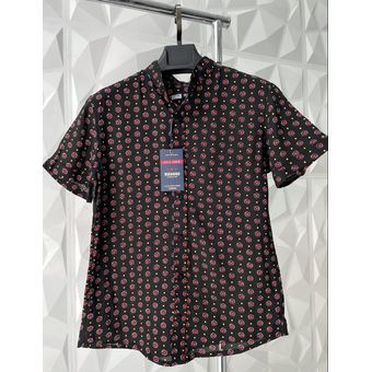 Camisa para Hombre Manga Corta en tela Chalis Flower Linio