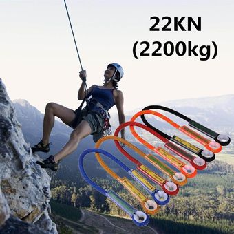 4PCS Safety Loop Sling Rope 60-200cm para escalada en roca Arborist Tree Surgery Rigging 
