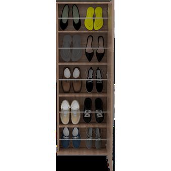 HOMER DESIGN Zapatero Organizador Estante Zapatos 14 Pcs Hall Armario