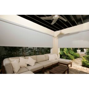 Cortina Persiana Enrollable Blackout 200X230 Blanco Sunflex