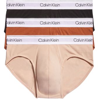 Calzoncillo Trusa Calvin Klein 3pack Algod n Naranja Oscuro