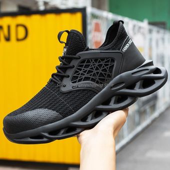zapatos de seguridad Zapatillas de trabajo para hombre botas de trabajo con punta de acero antigolpes 