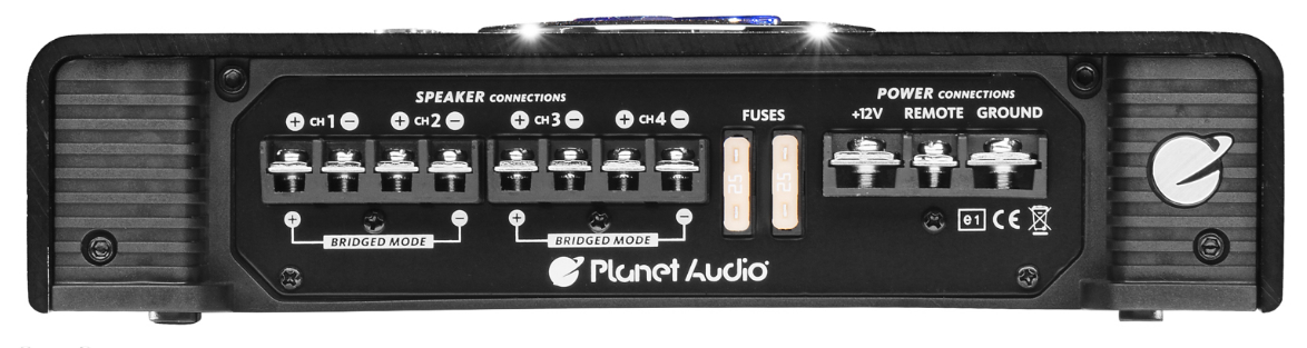 Amplificador Planet Audio Ac1600.4 1600w Anarchy 4 Ch Bajos
