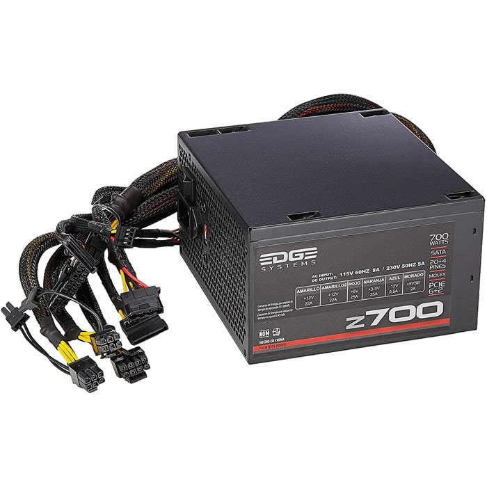 Fuente De Poder Acteck Z700 Edge Systems 700W ES-05004