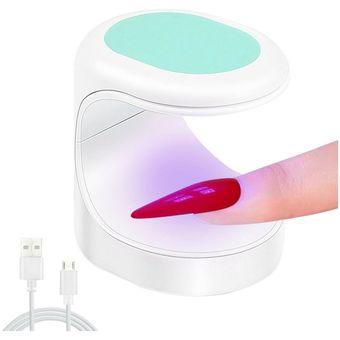 Lámpara de uñas LED con cargador USB, Moda de Mujer