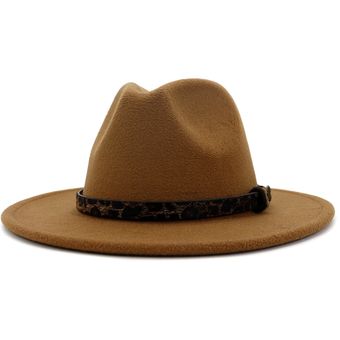 sombrero Fedora de Jazz de fieltro de lana para hombre y mujer, gorr ...