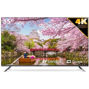 Pantalla 55 Pulgadas Sansui DLED Google TV 4K Ultra HD SMX55...