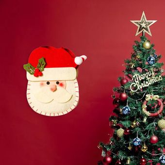 Bolsa de regalo con cordón de Navidad Bolsa de teléfono Decoraciones Regalo Bolsas de caramelo Adornos 