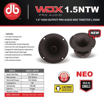 Altavoz Tweeter Para Coche Buena Calidad De Sonido Alto Rend