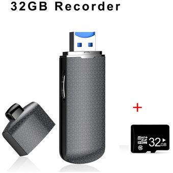 Unidad Flash USB pequeña grabadora activada por voz Oculta digital 