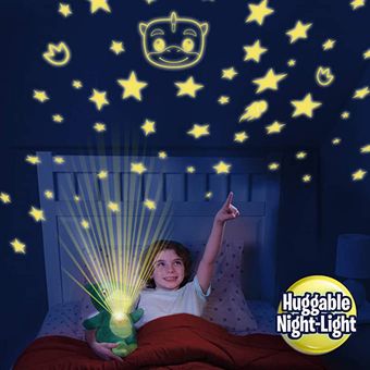 Lámpara de proyección estrellada peluche de dibujos animados El sueño de la estrella del vientre Sueño Lites niños 