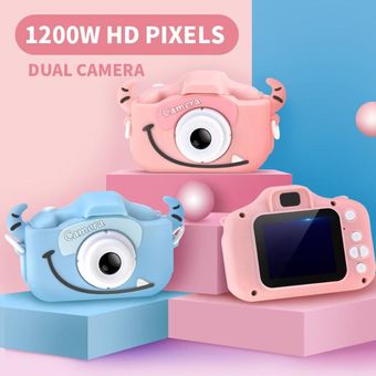juguete bonito de 32G con pantalla IPS regalo de cumpleaños cámara educativa Minicámara Digital para niños 