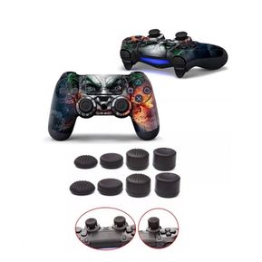 PS4 Skin Estampa Control Para Playstation 4 (Joker + Grips Pro)