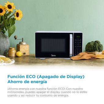 Midea Horno de Microondas Talent 1.1 Pies MMDX11S2BW 